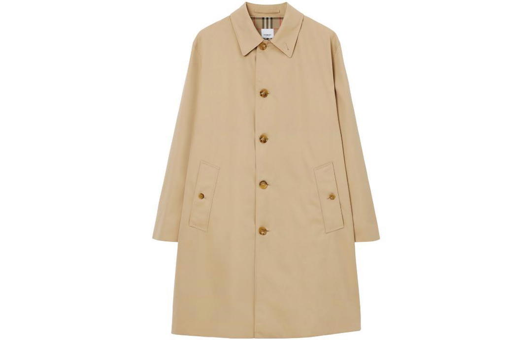 Burberry Burberry Coats Men Beige