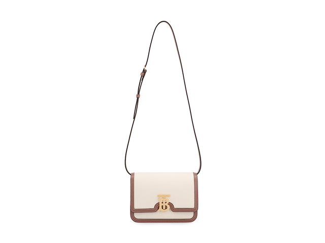 Burberry Burberry Tb Canvas Shoulder Bagskin Calf Cotton 100 - view 5