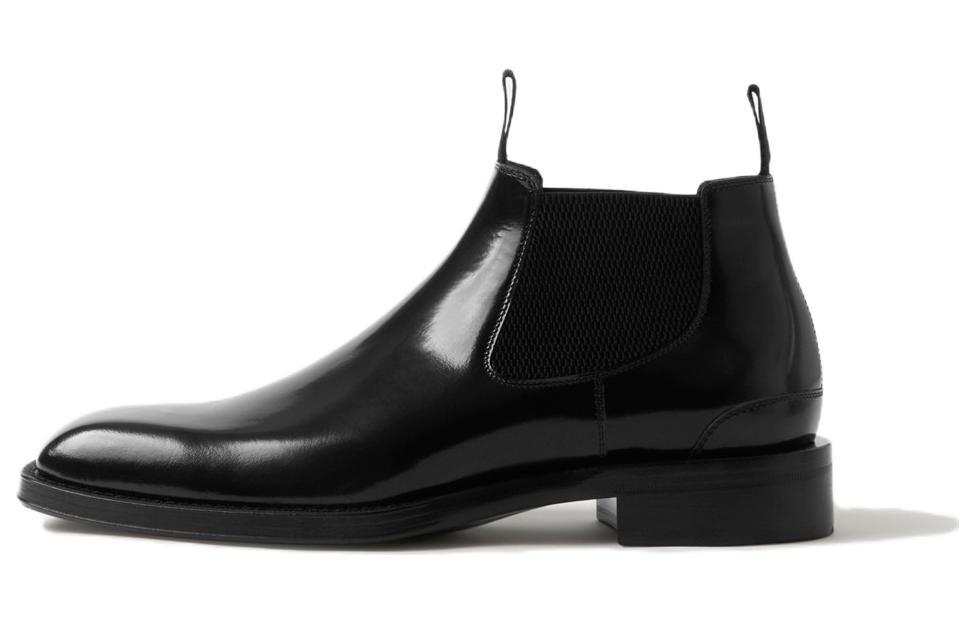 Burberry Burberry Square toe Leather Chelsea Boots