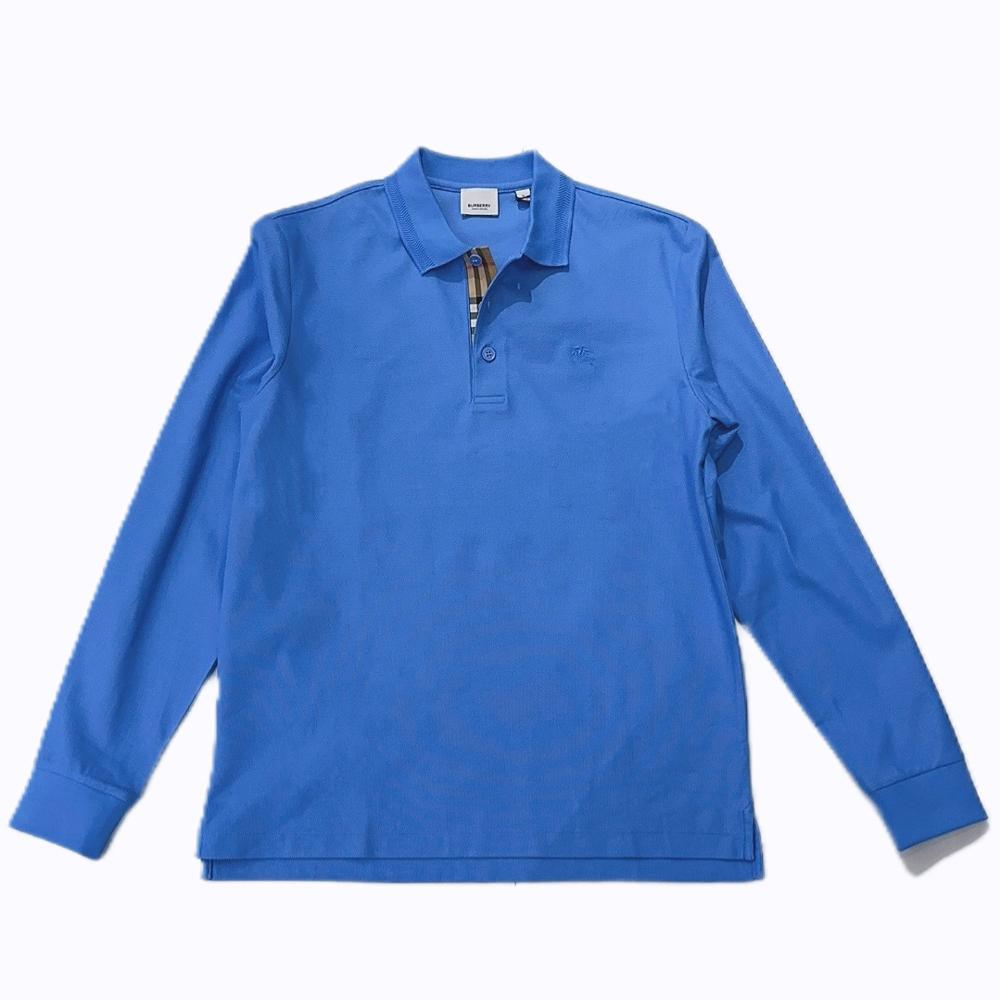 Burberry Burberry FW23 Polo Shirt Men's Blue