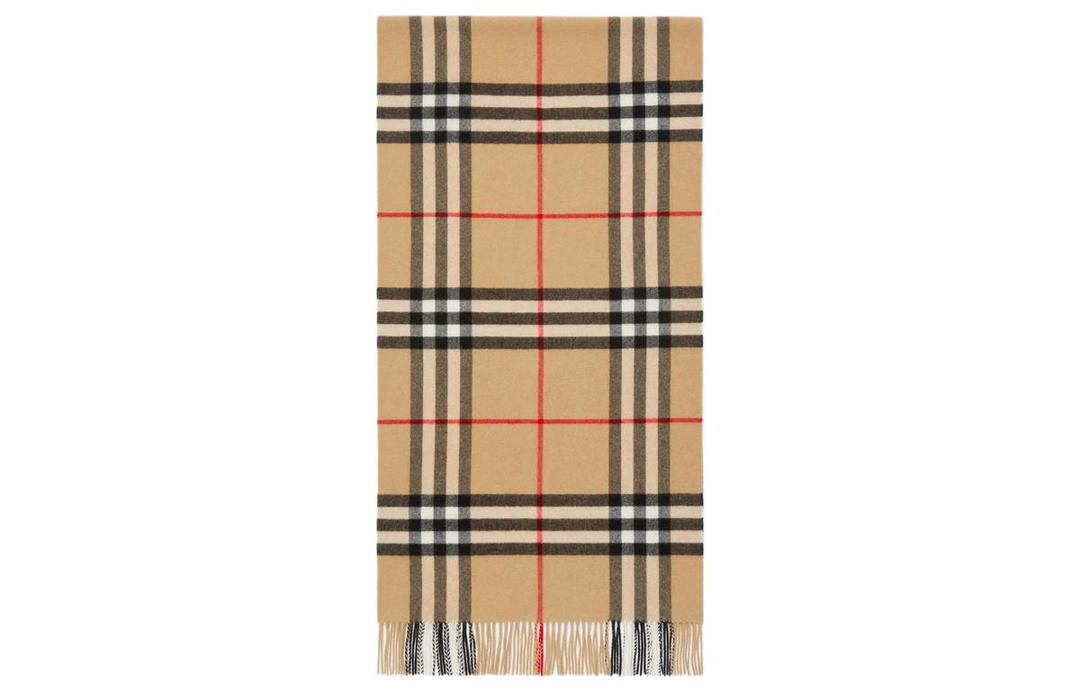 Burberry Burberry Check Cashmere Scarf