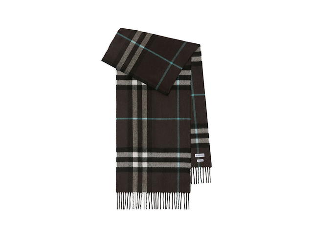 Burberry Burberry Check Scarf In Cashmerebrown Ws - view 1