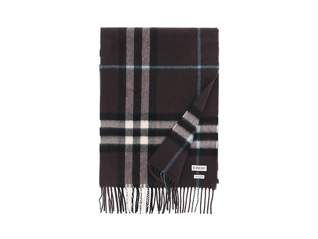 Burberry Burberry Check Scarf In Cashmerebrown Ws - view 3