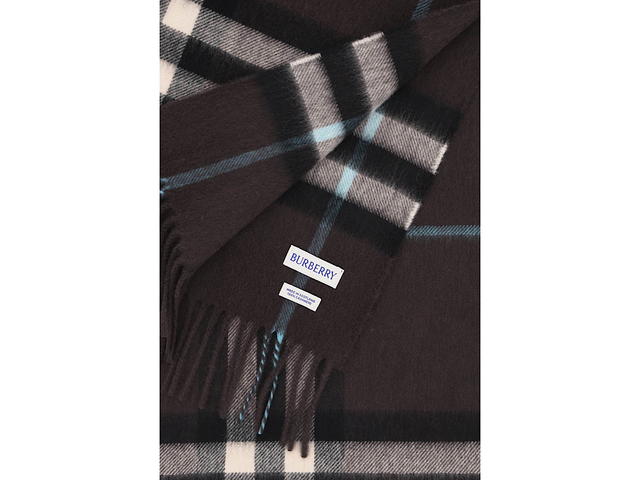 Burberry Burberry Check Scarf In Cashmerebrown Ws - view 4