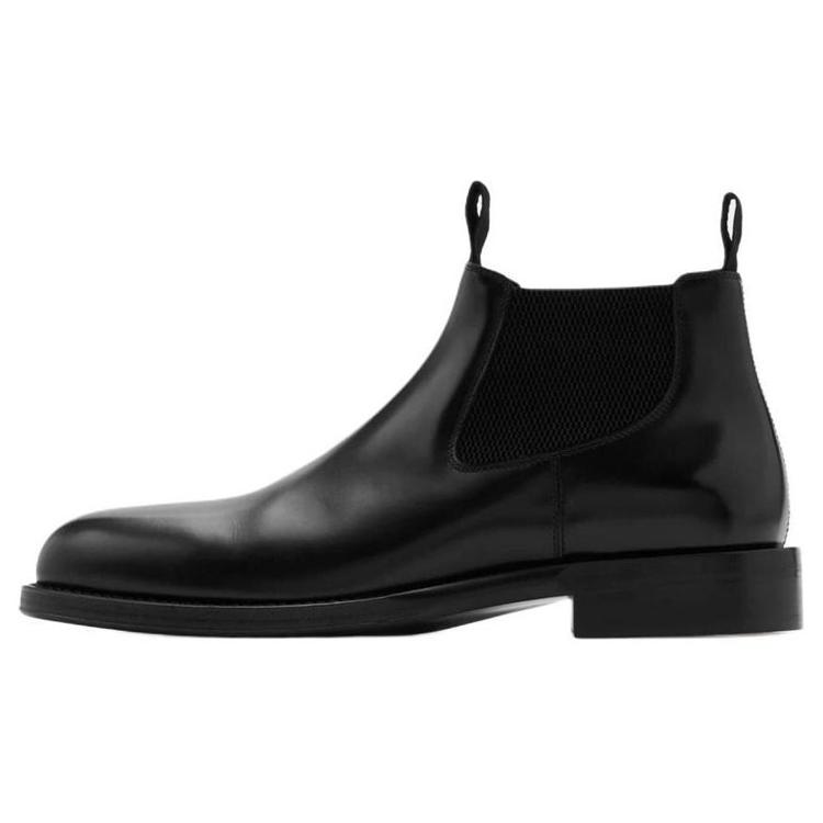 Burberry Burberry Tux Low Leather Chelsea Boots