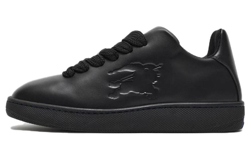 Burberry Burberry Box Logo embossed Leather Sneakers