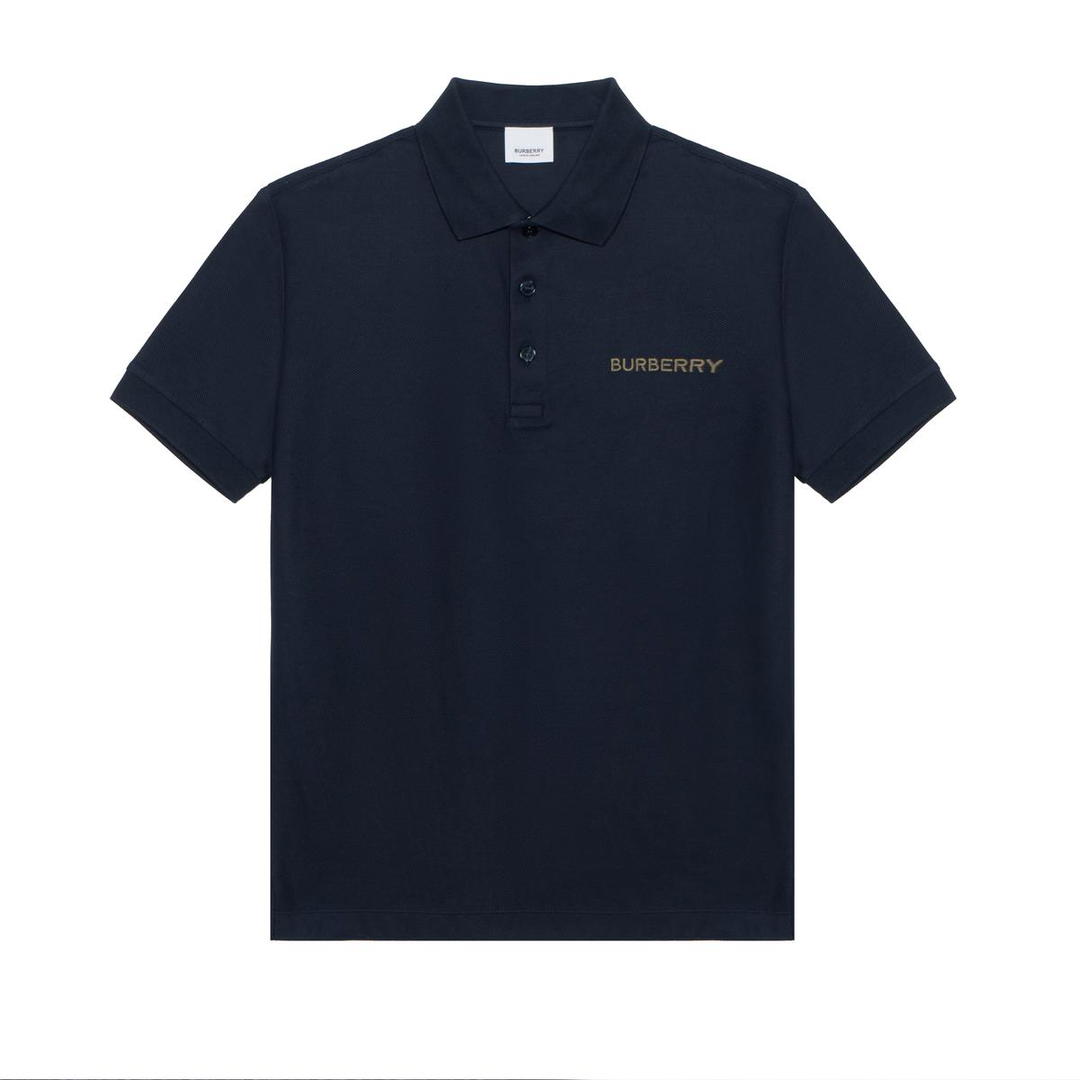 Burberry Burberry SS24 Polo Shirt Men's Navy