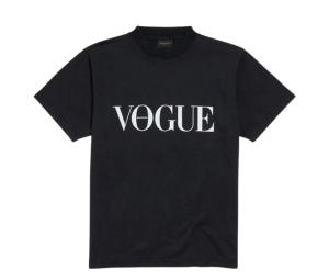 Buy Balenciaga Vogue T-Shirt Small Fit Black at Sasom – Authentic and Ready to Ship