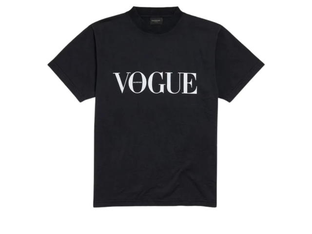 Balenciaga Balenciaga Vogue T-Shirt Small Fit Black - view 1