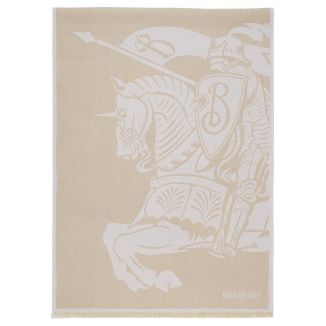 Burberry Burberry Ekd Wool Blend Scarf