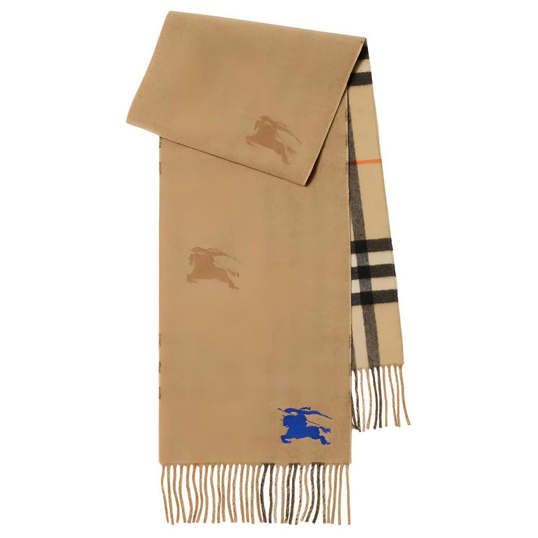 Burberry Burberry Ekd Cashmere Reversible Scarf