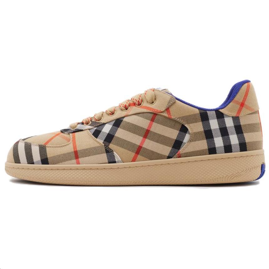 Burberry Burberry Terrace Low Top Skateboard Shoes Men's Khaki