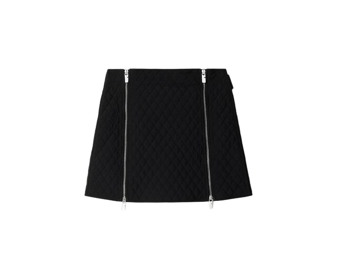 Burberry Burberry Quilted Mini Skirt Black