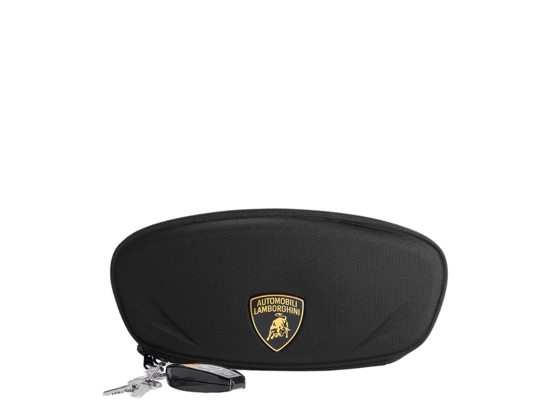 Balenciaga Balenciaga x Automobili Lamborghini Clutch In Black Recycled Nylon With Charms Is In Several Looks Of Balenciaga Fall 25 Collection.