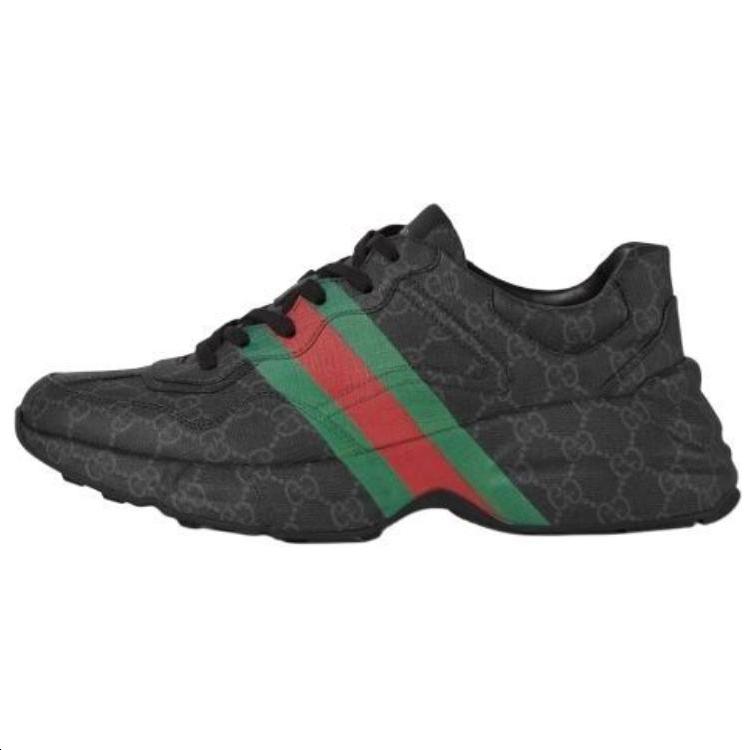 Gucci Gucci Rhyton Low Top Chunky Sneakers Men's Black