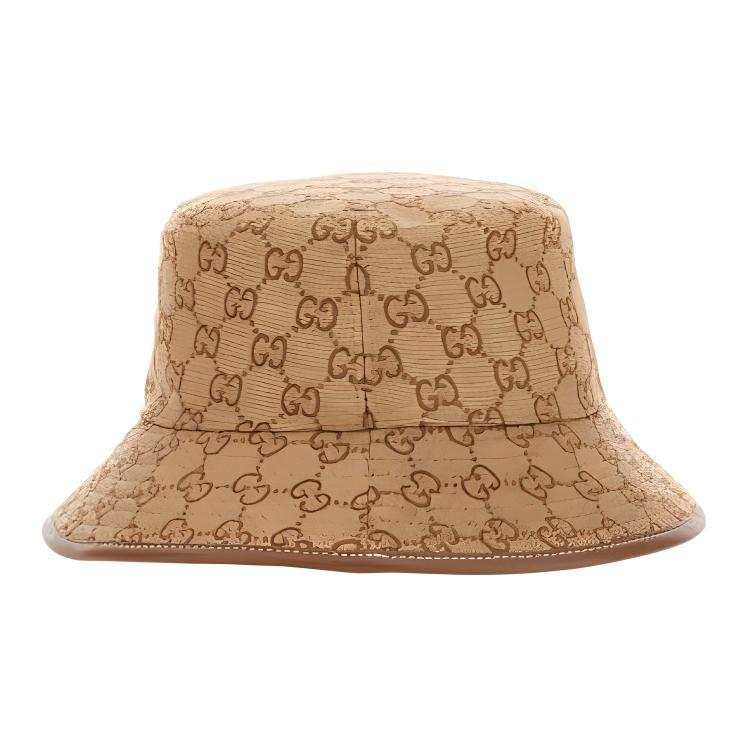 Gucci Gucci Polyamide Cotton Bucket Hats Women's Brown