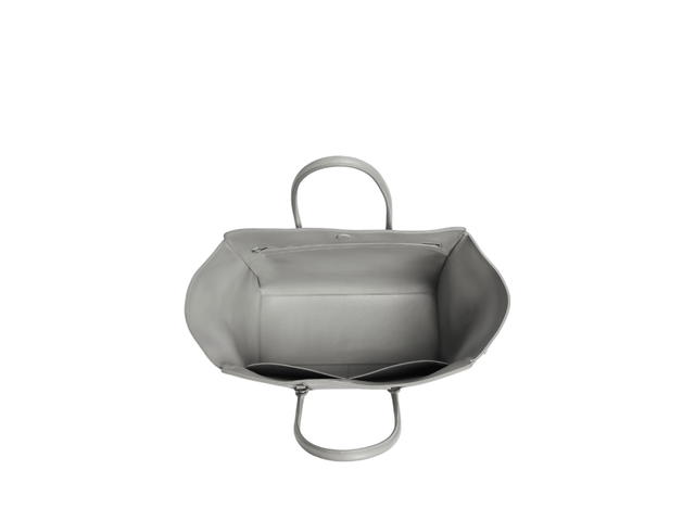 Balenciaga Balenciaga Hampton Small Carry All Bag In Balenciaga Grey Smooth Calfskin Aged-Silver Hardware - view 2