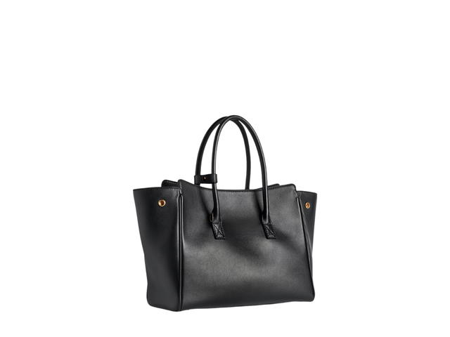 Balenciaga Balenciaga Hampton Mini Carry All Bag In Black Smooth Calfskin Aged-Gold Hardware - view 2