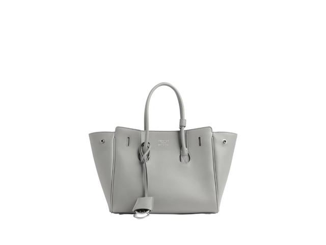 Balenciaga Balenciaga Hampton Mini Carry All Bag In Balenciaga Grey Smooth Calfskin Aged-Silver Hardware - view 1