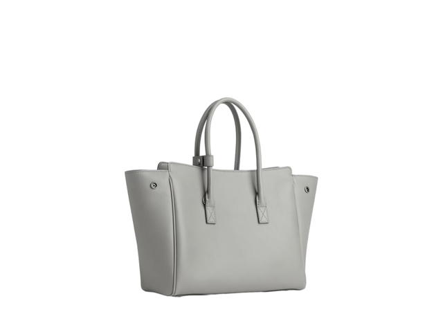 Balenciaga Balenciaga Hampton Mini Carry All Bag In Balenciaga Grey Smooth Calfskin Aged-Silver Hardware - view 3