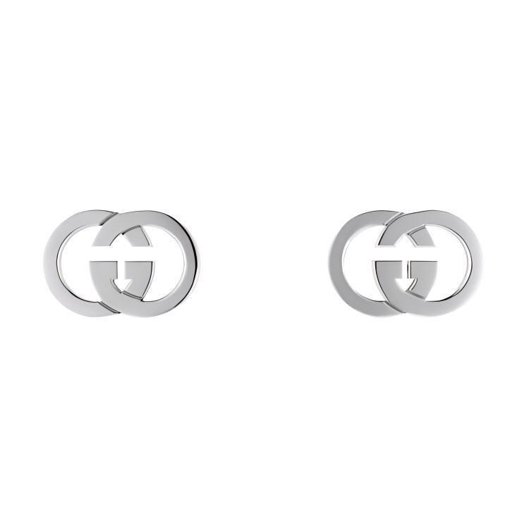 Gucci Gucci 925 Sterling Silver Earrings Unisex Silver