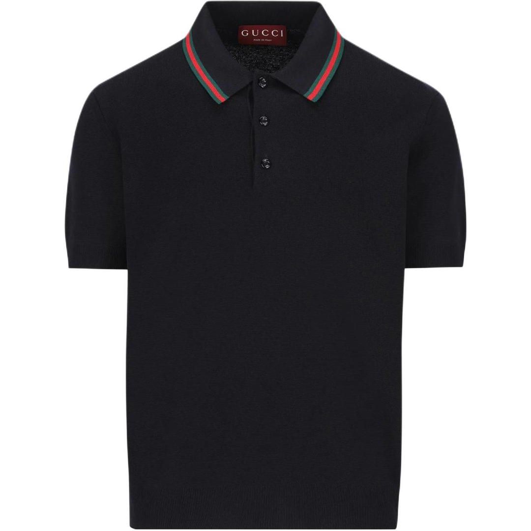 Gucci Gucci Polo Shirts Men Blue