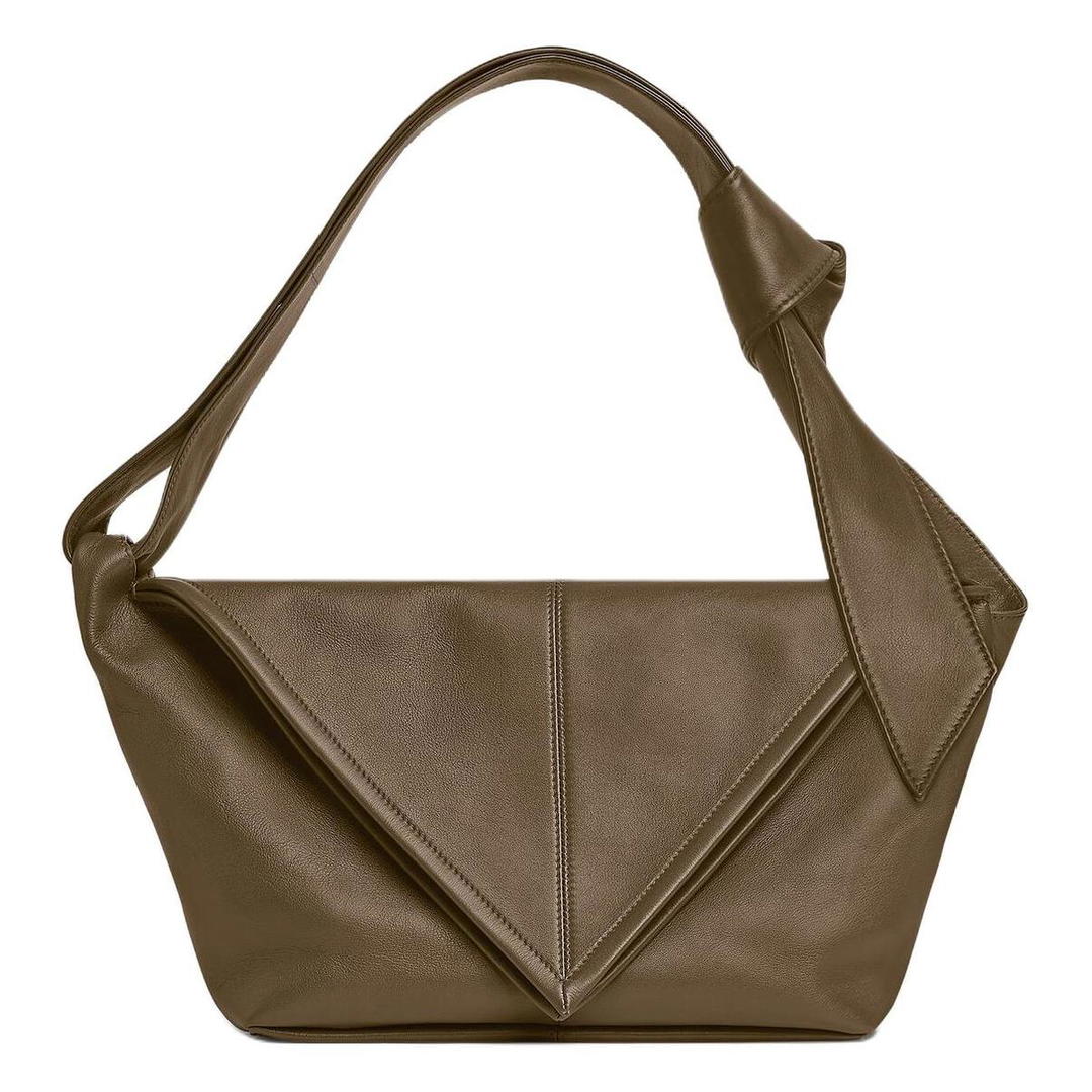 Bottega Veneta Bottega Veneta Calfskin Crossbody Bag Shoulder Bag Small Size Men's Pinecone