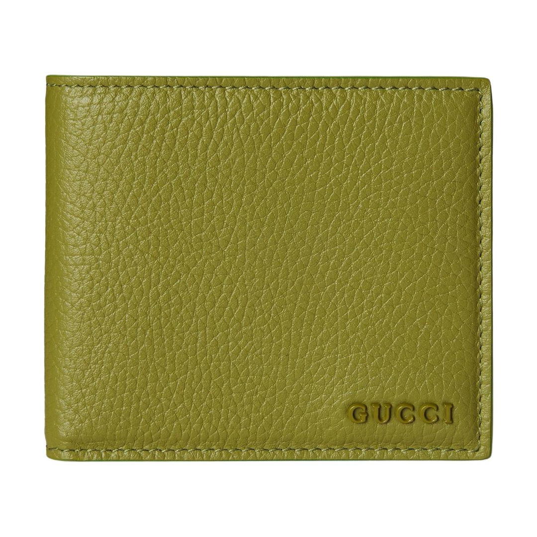 Gucci Gucci Leather Wallet Unisex Green