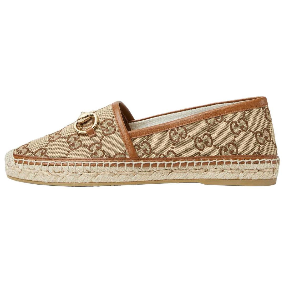 Gucci Gucci Double G Espadrilles Women's Dark Brown