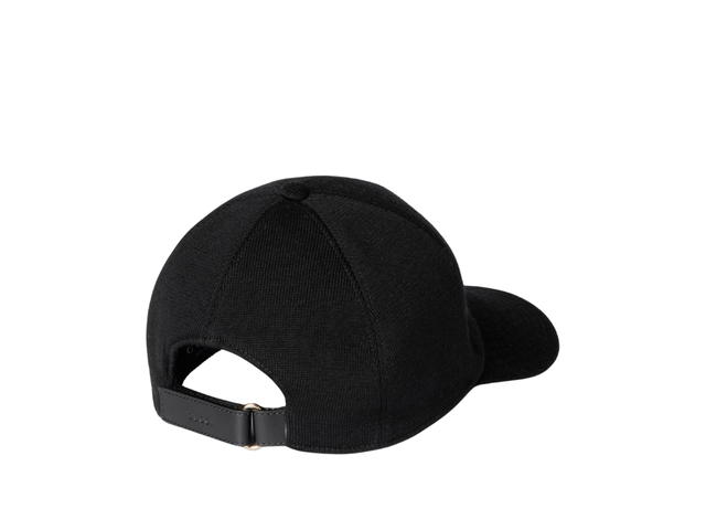 Gucci Gucci Embroidered Wool Baseball Hat Black Wool - view 3