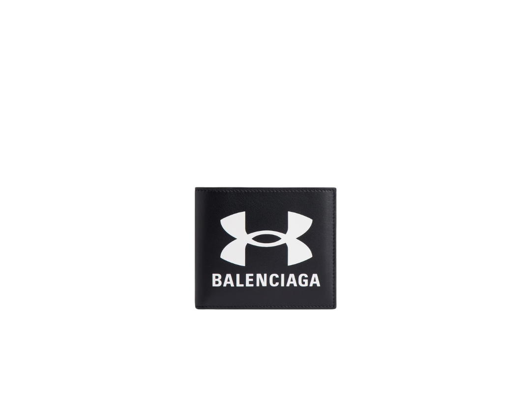 Balenciaga Balenciaga Square Folded Wallet In Black Smooth Lambskin