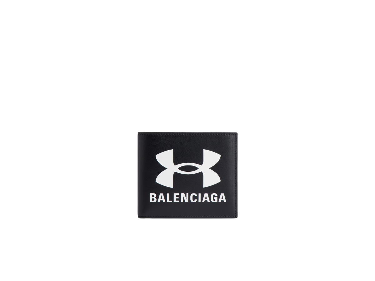 Balenciaga Balenciaga Square Folded Wallet In Black Smooth Lambskin