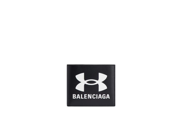 Balenciaga Balenciaga Square Folded Wallet In Black Smooth Lambskin - view 1