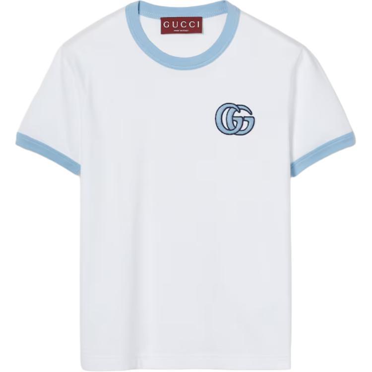 Gucci Gucci Embroidered Jersey T Shirt