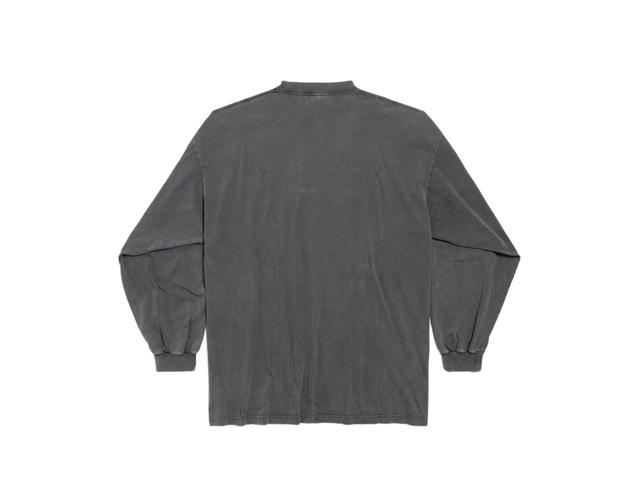 Balenciaga Balenciaga Tbilisi Long Sleeve T-Shirt Large Fit Black - view 2