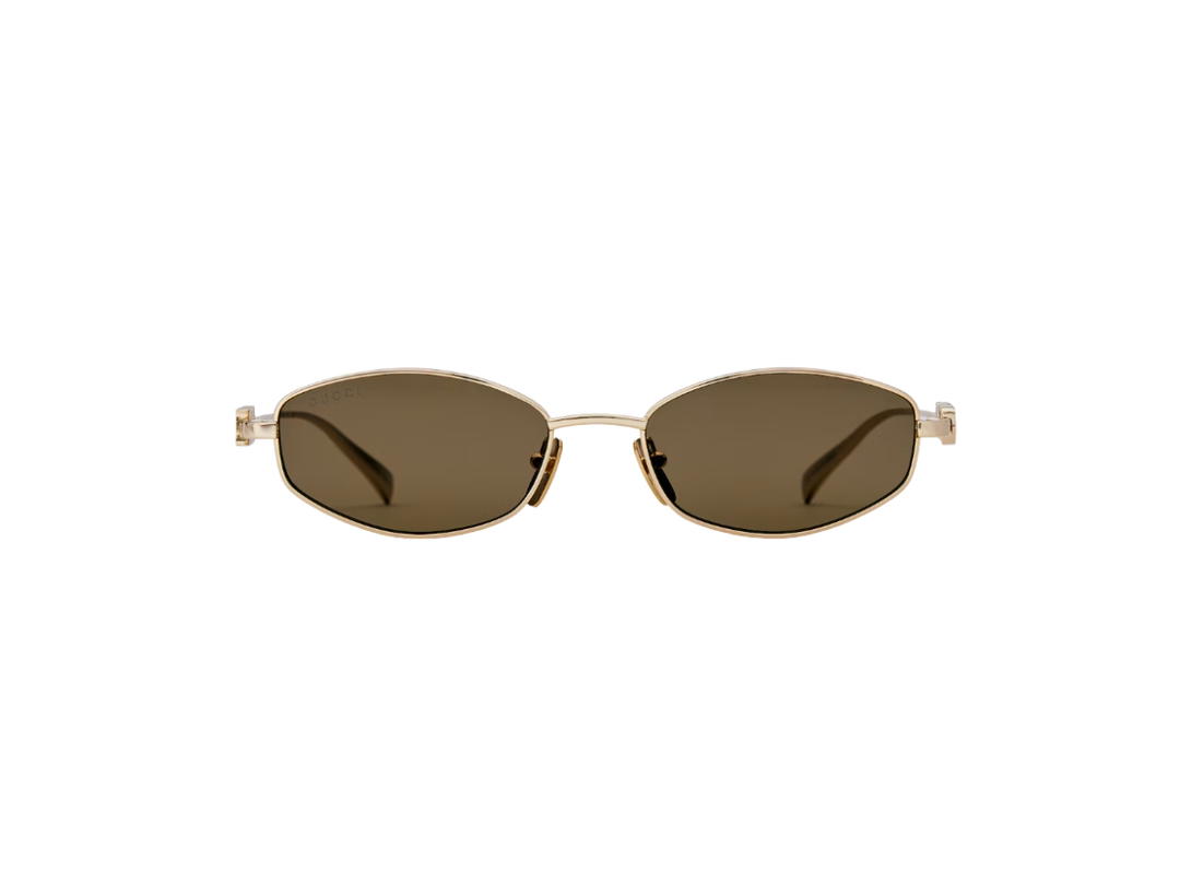 Gucci Gucci Oval Frame Sunglasses Brown