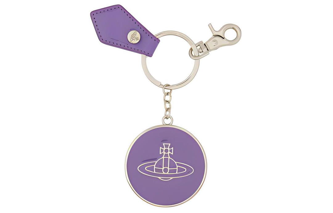 Vivienne Westwood Vivienne Westwood Calfskin Keychains Women's Purple