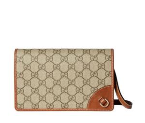 Buy Gucci Coated Canvas Shoulder Bag Extra Mini Unisex Beige & Dark Brown at Sasom – Authentic and Ready to Ship