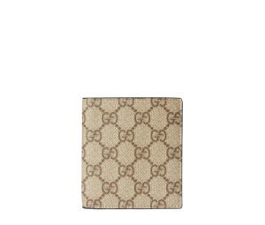 Buy Gucci GG Emblem Bi-Fold Beige Dark Brown at Sasom – Authentic and Ready to Ship