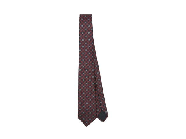 Gucci Gucci GG-Jacquard Silk Tie Red - view 1
