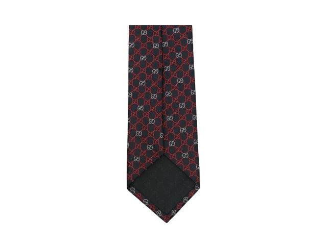 Gucci Gucci GG-Jacquard Silk Tie Red - view 2
