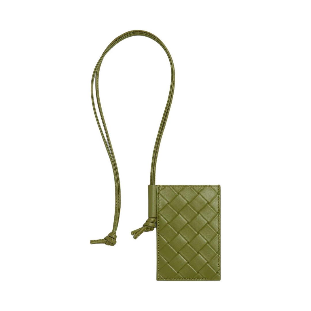 Bottega Veneta Bottega Veneta Cow Leather Card Holder Men's Green