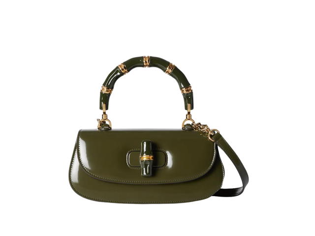 Gucci Gucci Bamboo Diva Small Top Handle Bag Spring Summer 2025 Green - view 1