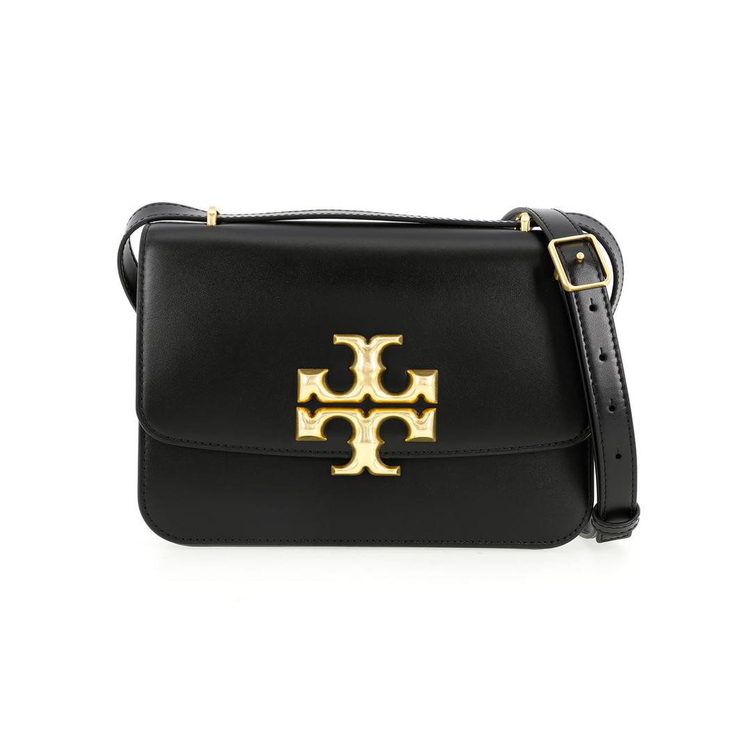 Tory Burch TORY BURCH Eleanor Cow Leather Shoulder Bag Crossbody Bag Medium Size Women's Black