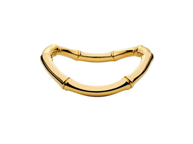 Gucci Gucci Bamboo Choker Necklace In Aluminium With Gold-Toned Finish - view 1