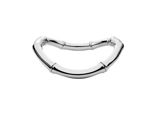 Gucci Gucci Bamboo Choker Necklace In Aluminium With Palladium-Toned Finish - view 1