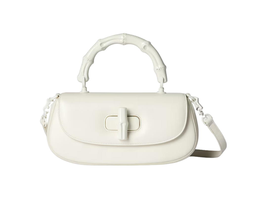 Gucci Gucci Bamboo Diva Small Top Handle Bag Spring Summer 2025 White