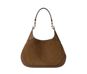 Buy Gucci Suede Material Crossbody Bag Shoulder Bag Small Size Women's Brown at Sasom – Authentic and Ready to Ship