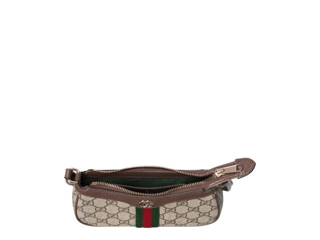 Gucci Gucci Ophidia Mini Shoulder Bag Beige Dark Brown - view 6