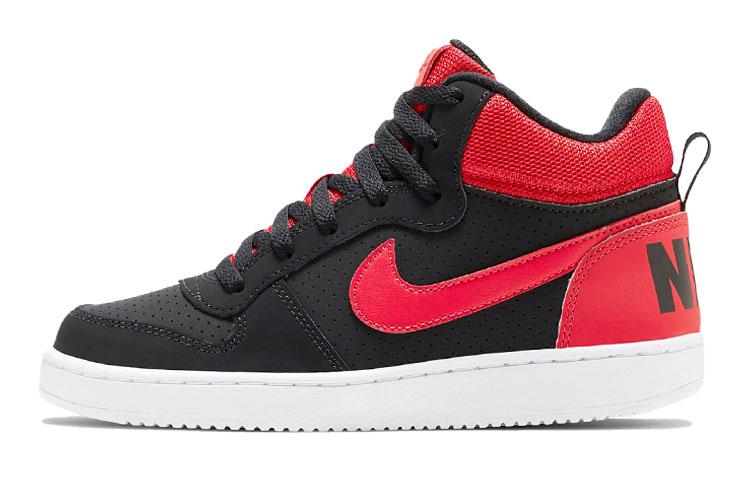 Nike Nike Court Borough Mid Sneakers Black/Red GS